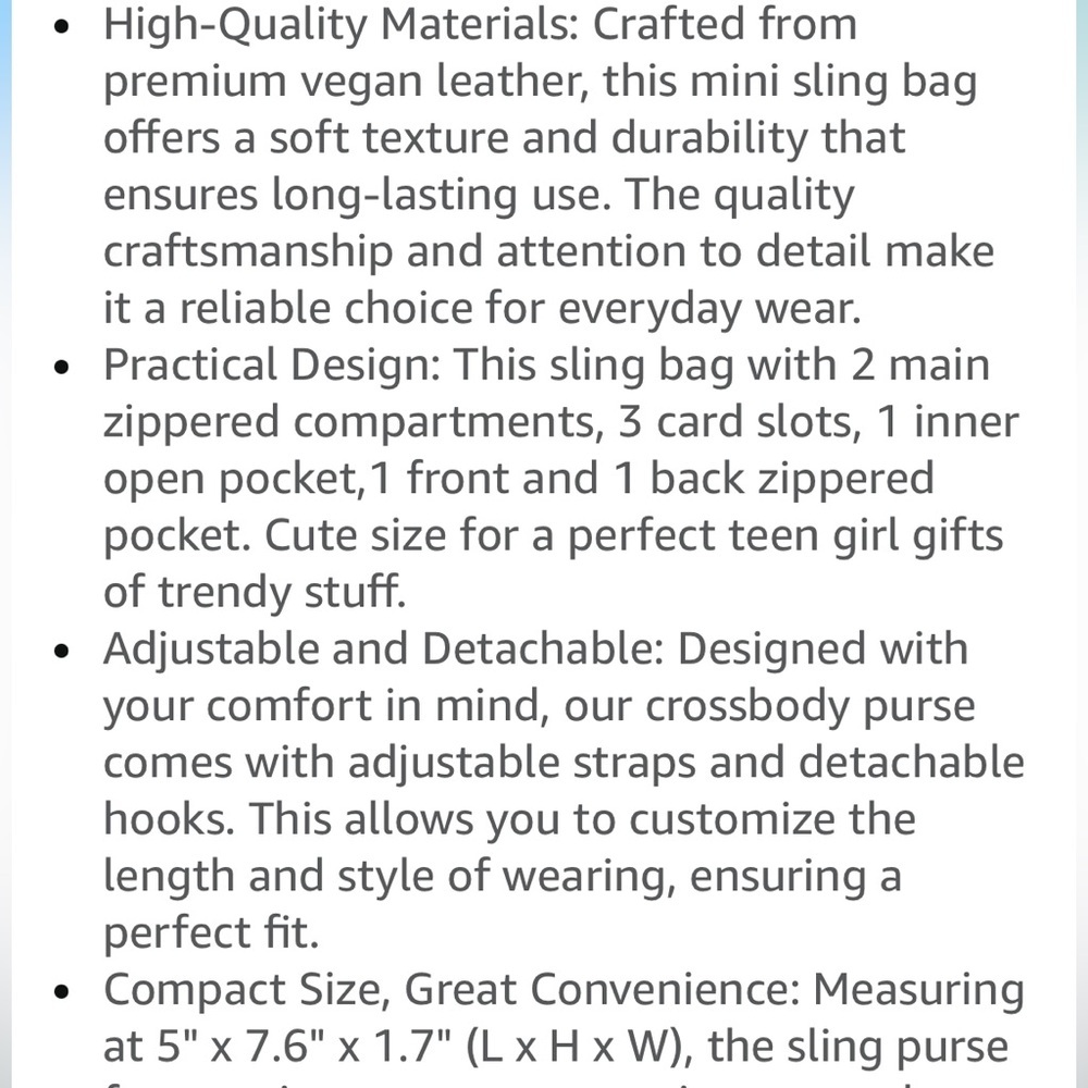 Dark grey sling bag - Picture 2 of 7